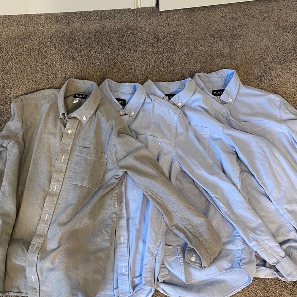 4 Childrens Place Uniform Dress shirt for boys size XXL(16)
